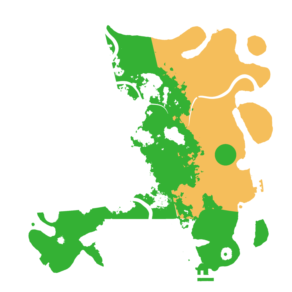 Biome Rust Map: Procedural Map, Size: 3600, Seed: 1909832433