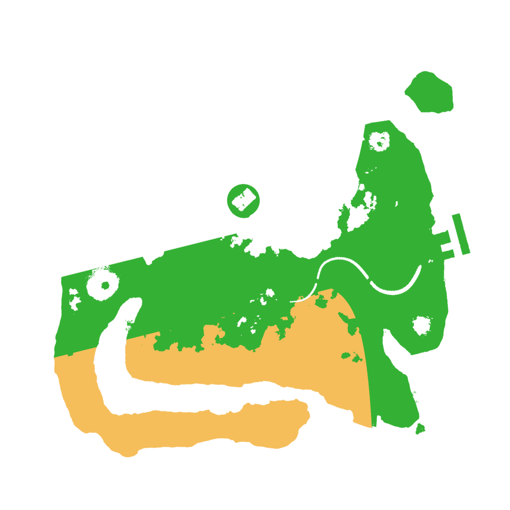 Biome Rust Map: Procedural Map, Size: 2500, Seed: 1148534247