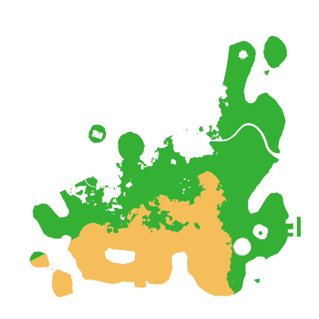 Biome Rust Map: Procedural Map, Size: 3250, Seed: 1447859
