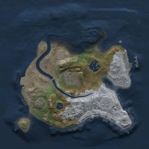 Thumbnail Rust Map: Procedural Map, Size: 2150, Seed: 455447313, 8 Monuments