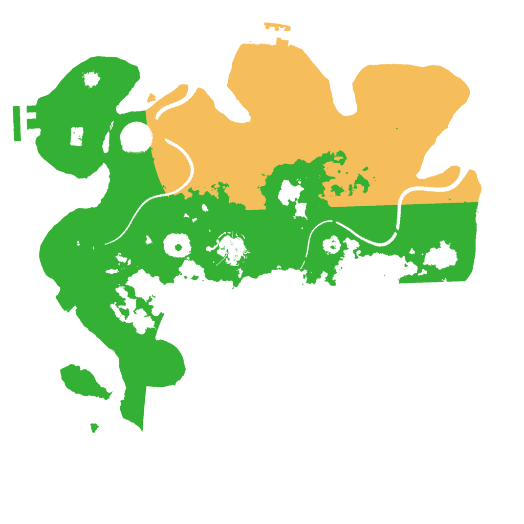 Biome Rust Map: Procedural Map, Size: 3000, Seed: 77167