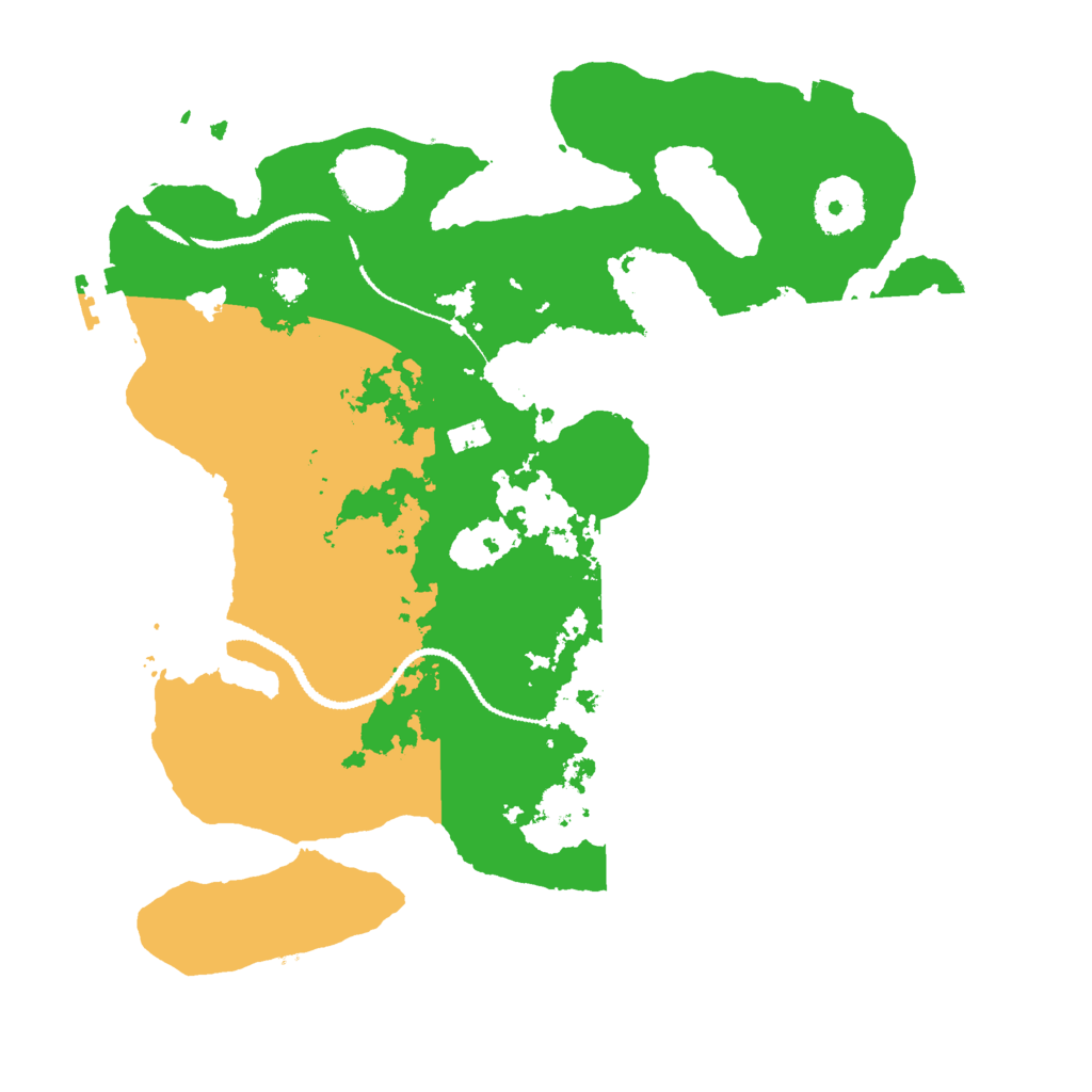 Biome Rust Map: Procedural Map, Size: 3000, Seed: 5174608