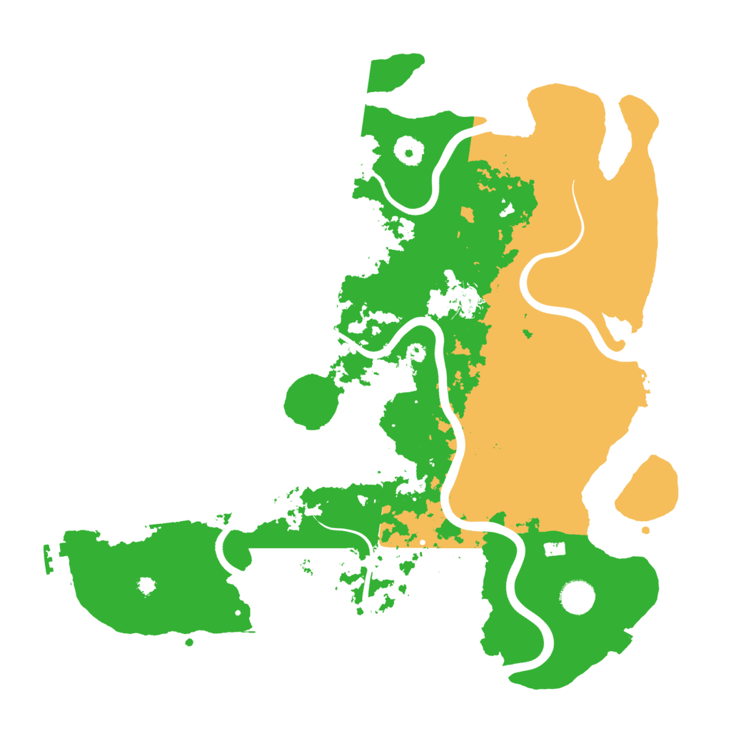 Biome Rust Map: Procedural Map, Size: 3750, Seed: 849042573