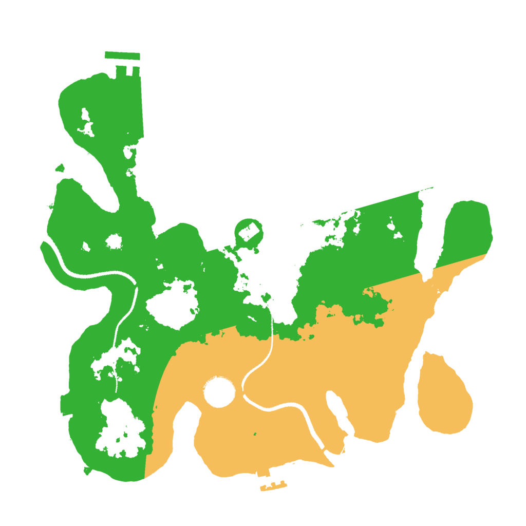 Biome Rust Map: Procedural Map, Size: 3000, Seed: 1712973321