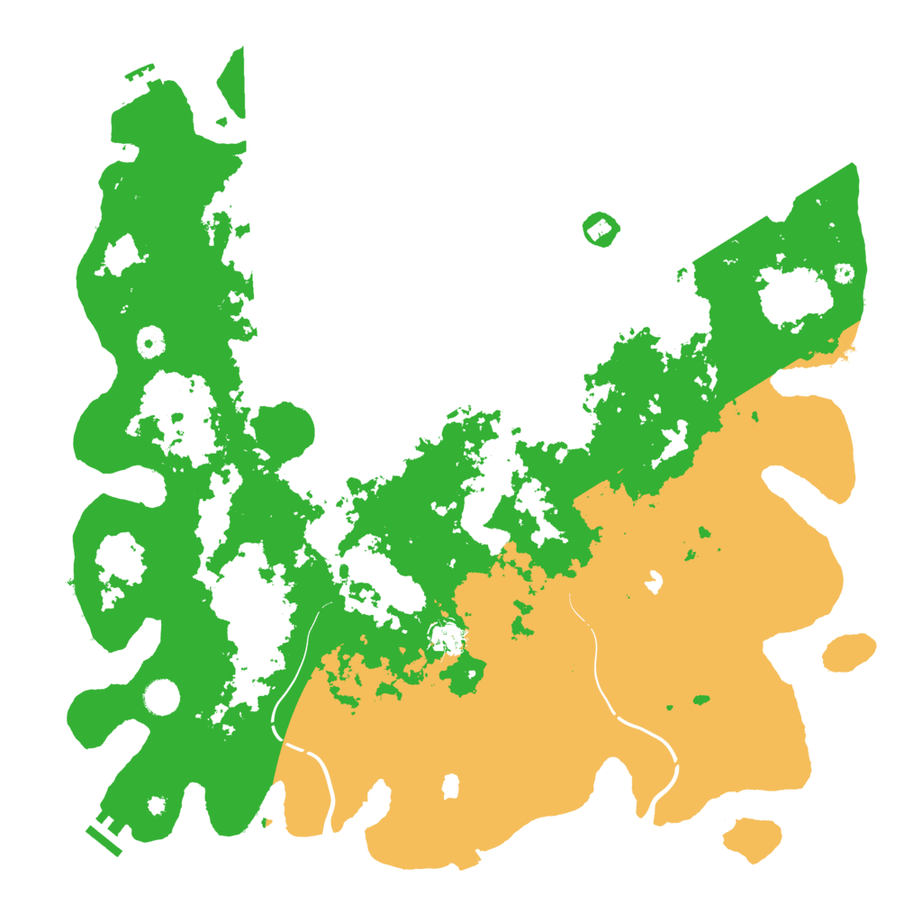 Biome Rust Map: Procedural Map, Size: 4500, Seed: 1372948751