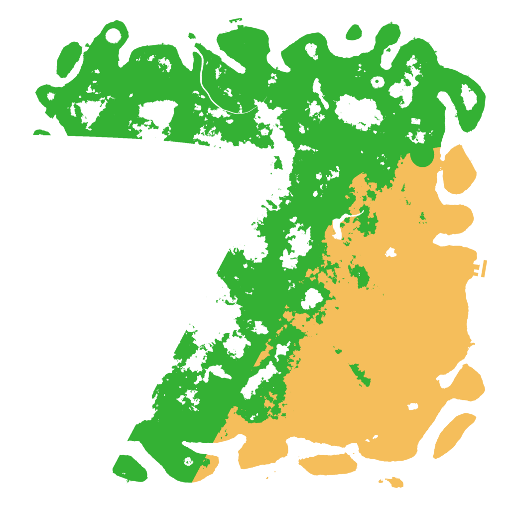 Biome Rust Map: Procedural Map, Size: 6000, Seed: 64578
