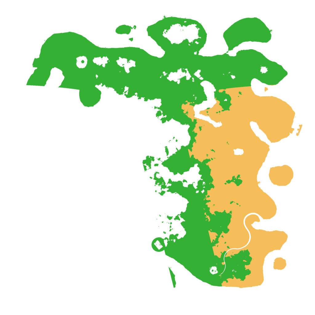Biome Rust Map: Procedural Map, Size: 4000, Seed: 5216