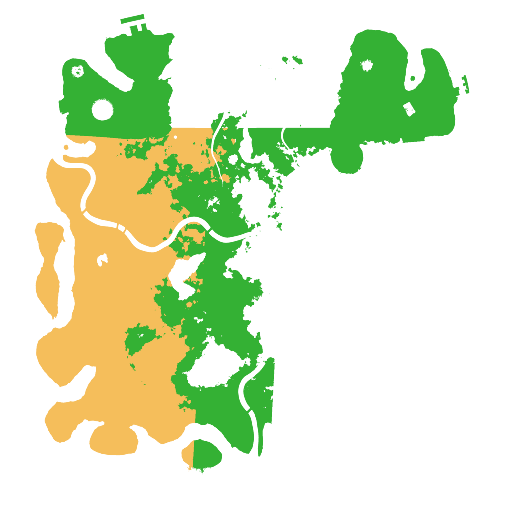 Biome Rust Map: Procedural Map, Size: 4250, Seed: 2076277553