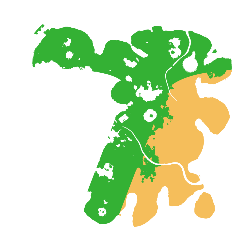 Biome Rust Map: Procedural Map, Size: 3000, Seed: 515397796