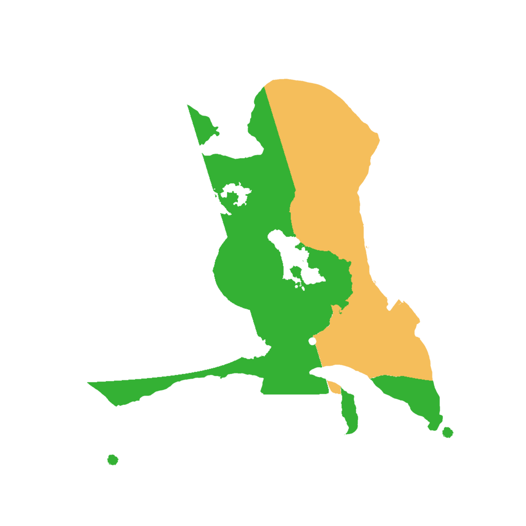 Biome Rust Map: Procedural Map, Size: 2000, Seed: 1313393992