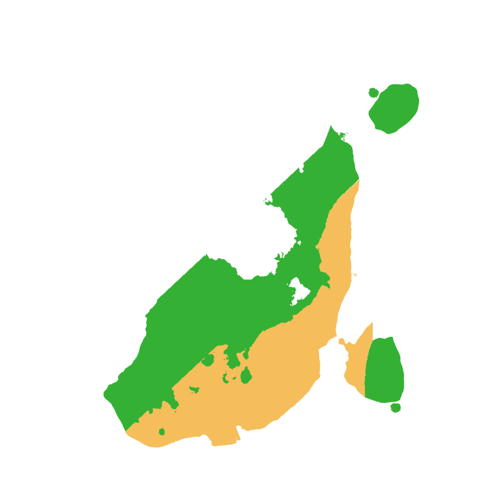 Biome Rust Map: Procedural Map, Size: 2000, Seed: 2141241242