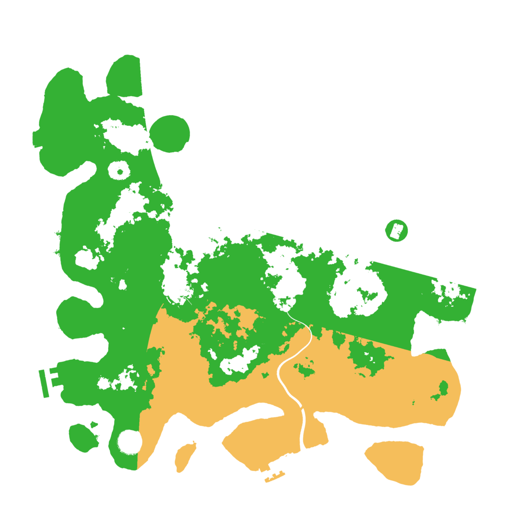 Biome Rust Map: Procedural Map, Size: 3700, Seed: 1450311765