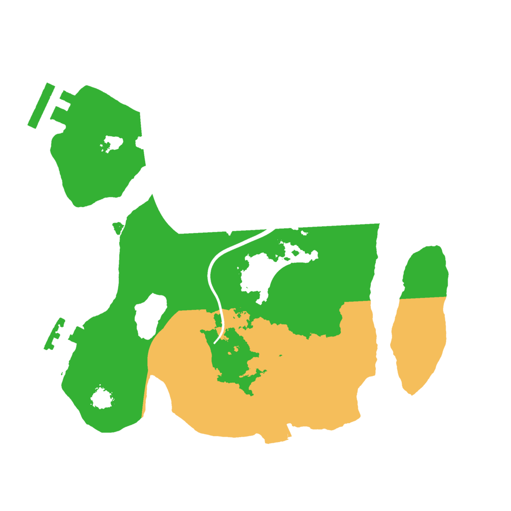 Biome Rust Map: Procedural Map, Size: 2200, Seed: 1231231232