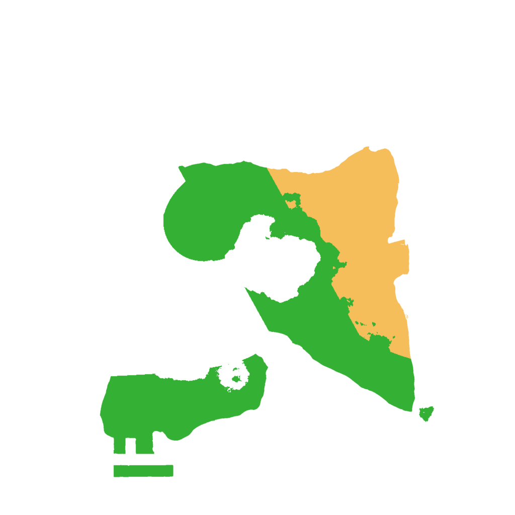 Biome Rust Map: Procedural Map, Size: 1750, Seed: 50001