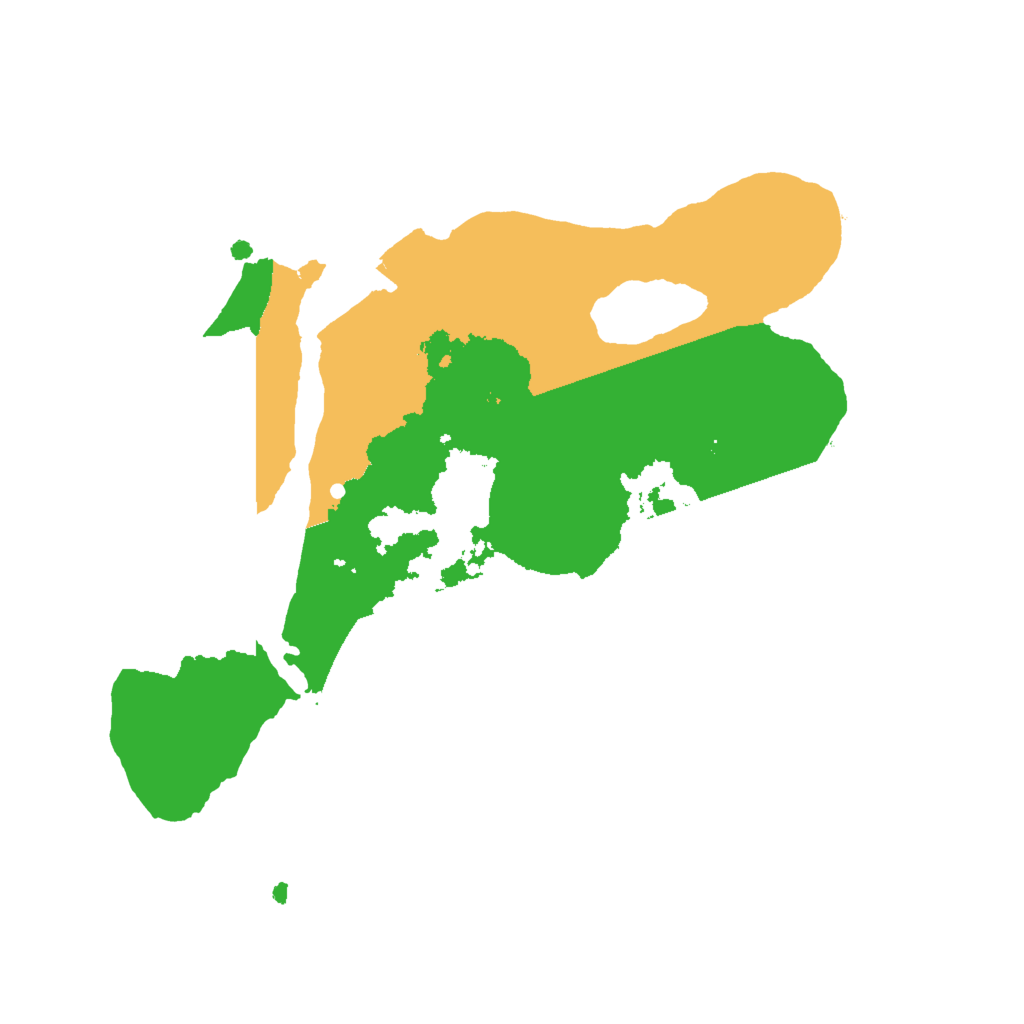 Biome Rust Map: Procedural Map, Size: 2000, Seed: 356936727