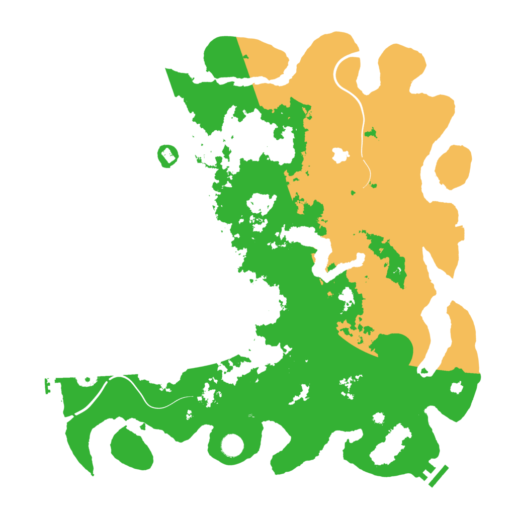 Biome Rust Map: Procedural Map, Size: 4000, Seed: 1204546418