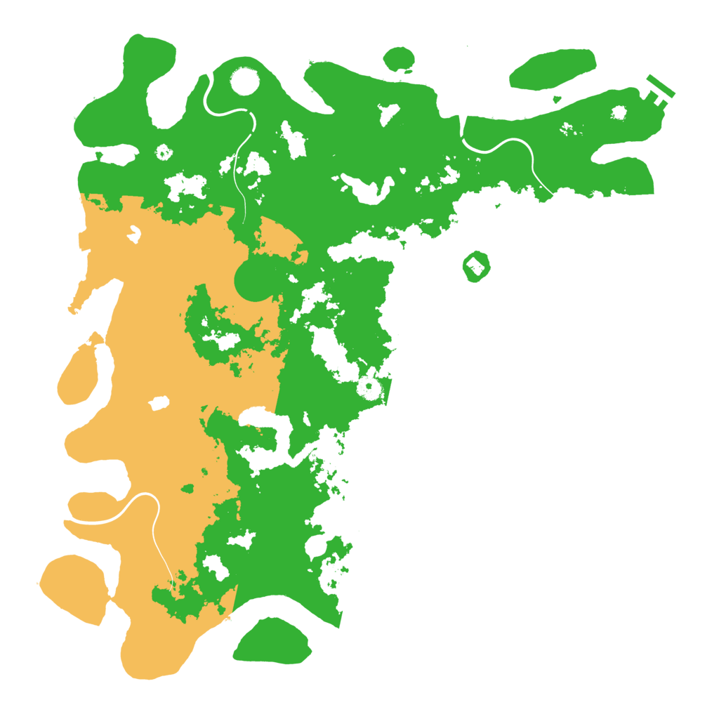 Biome Rust Map: Procedural Map, Size: 4500, Seed: 1793548165