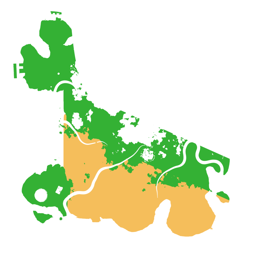 Biome Rust Map: Procedural Map, Size: 3500, Seed: 787923931