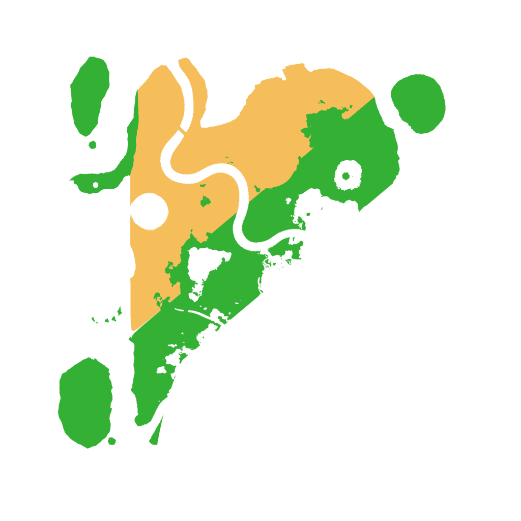 Biome Rust Map: Procedural Map, Size: 2700, Seed: 13121