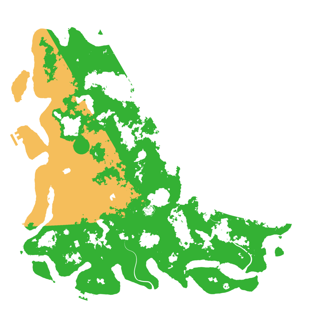 Biome Rust Map: Procedural Map, Size: 5000, Seed: 2145242741