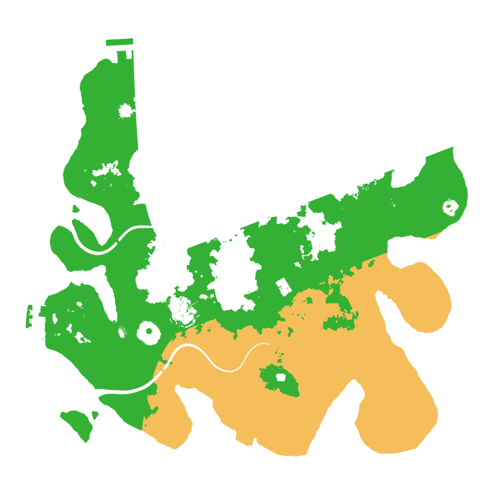 Biome Rust Map: Procedural Map, Size: 3250, Seed: 3613271