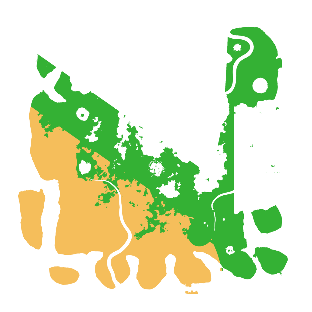 Biome Rust Map: Procedural Map, Size: 3700, Seed: 1873588402