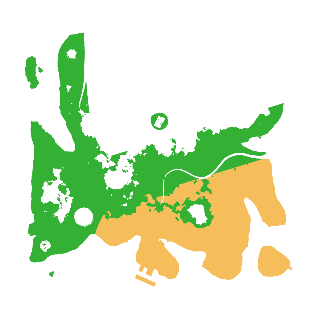 Biome Rust Map: Procedural Map, Size: 3000, Seed: 392764