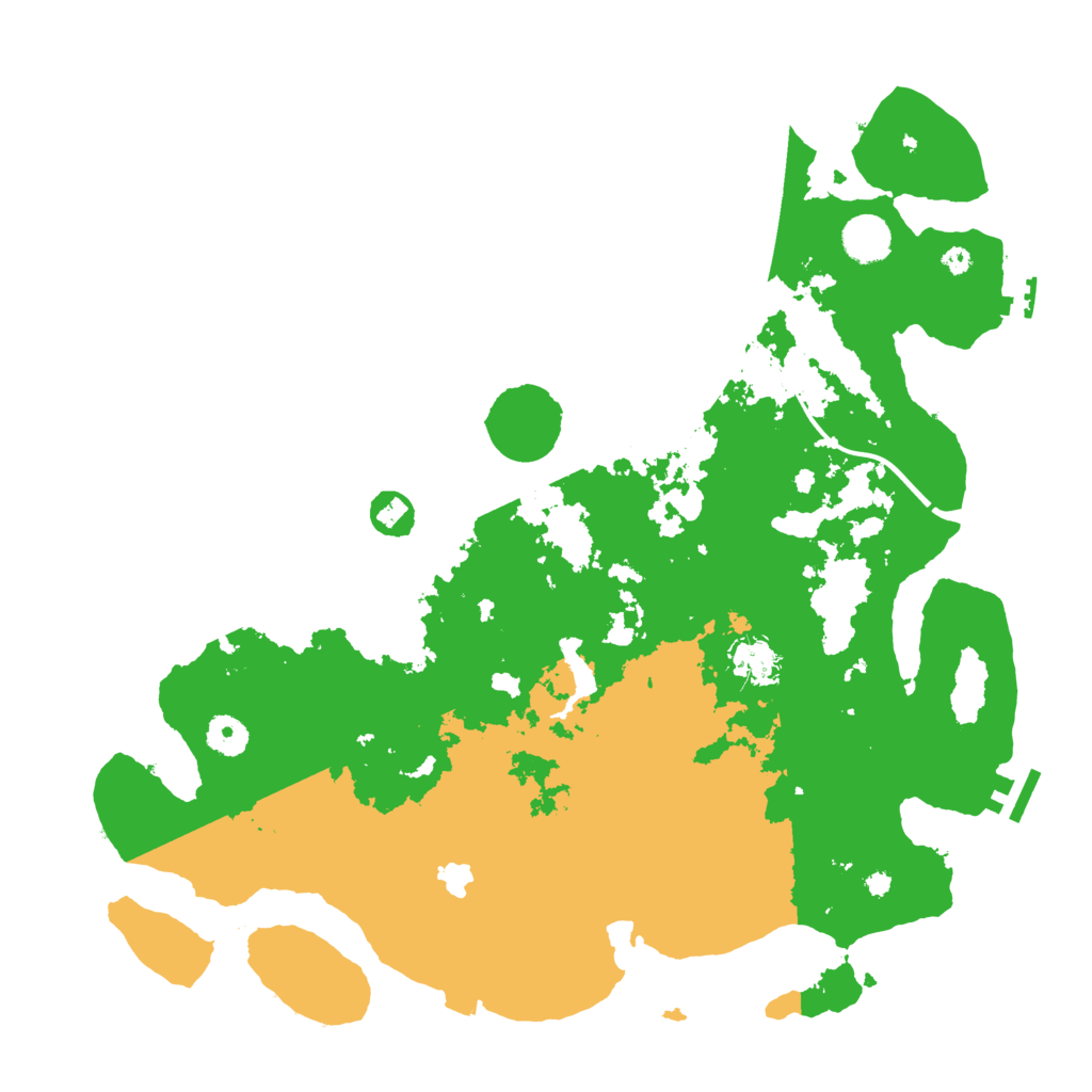 Biome Rust Map: Procedural Map, Size: 4000, Seed: 1216916988