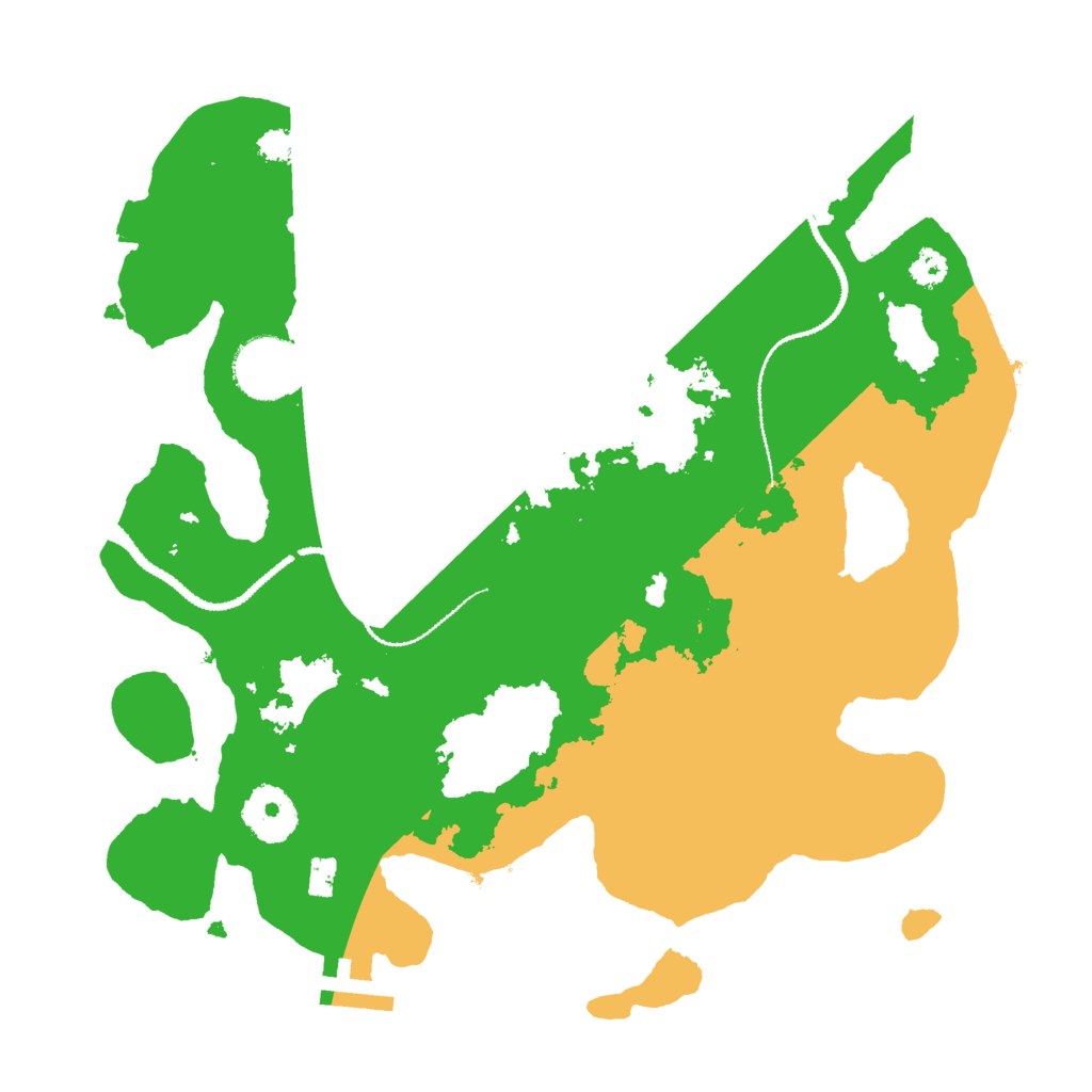 Biome Rust Map: Procedural Map, Size: 3000, Seed: 1176687470