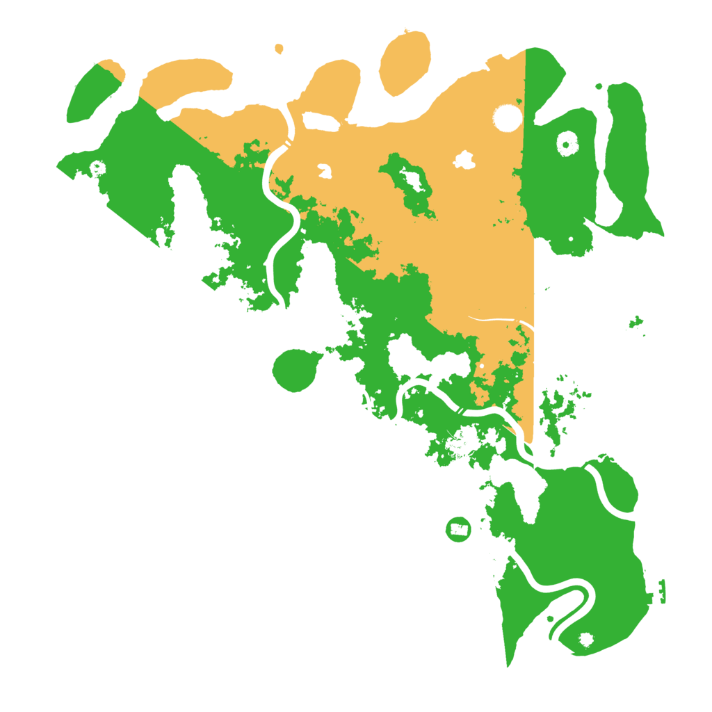 Biome Rust Map: Procedural Map, Size: 4500, Seed: 337349429
