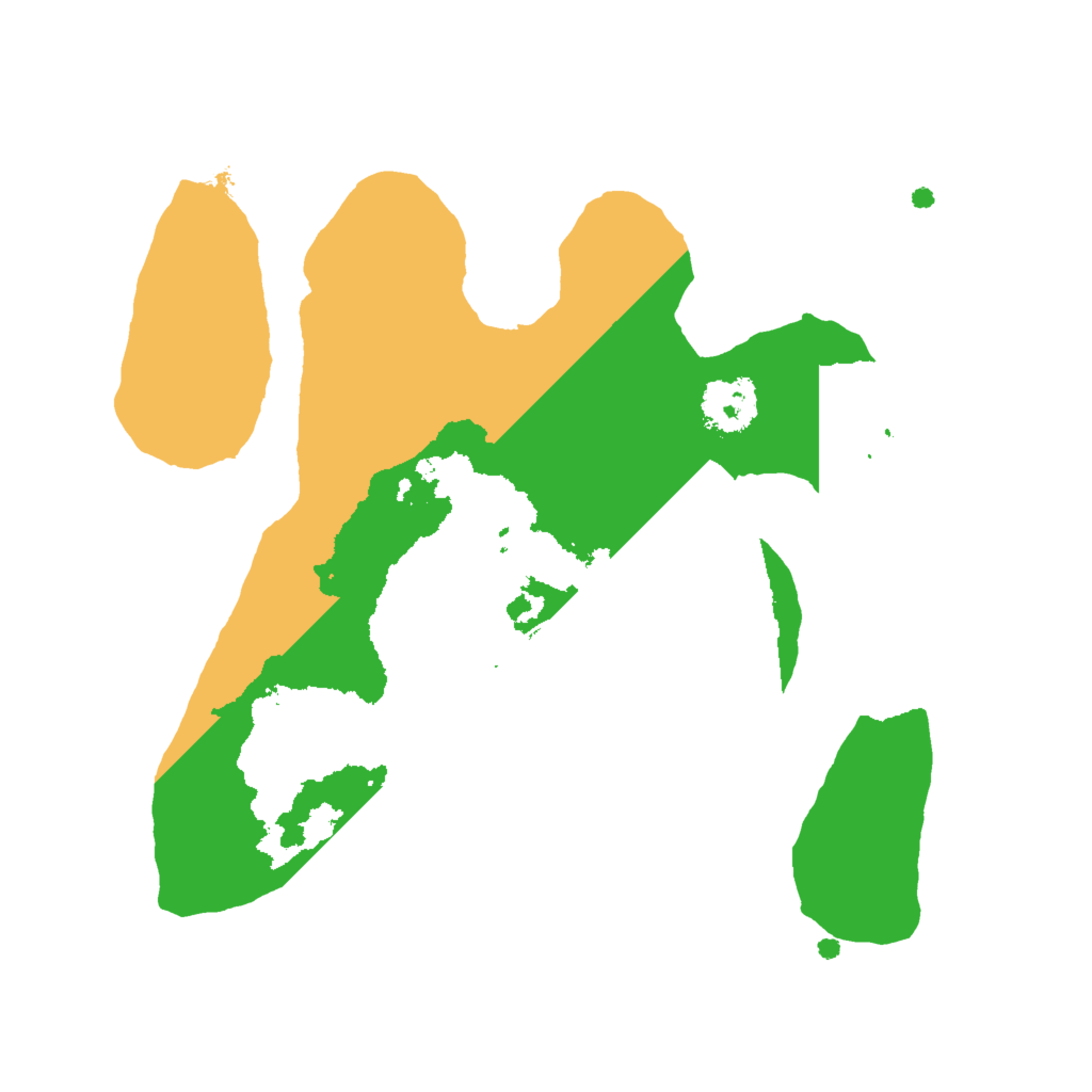 Biome Rust Map: Procedural Map, Size: 2000, Seed: 956446325