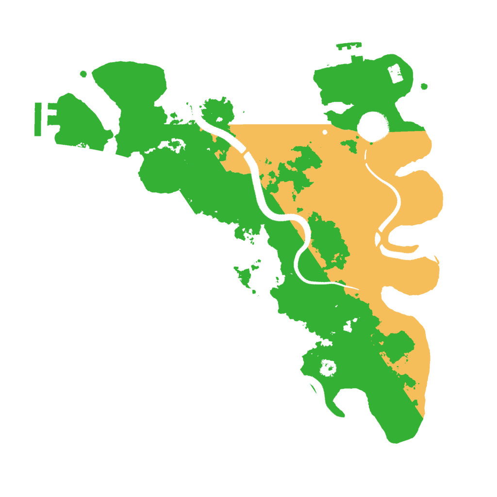 Biome Rust Map: Procedural Map, Size: 3000, Seed: 540069638