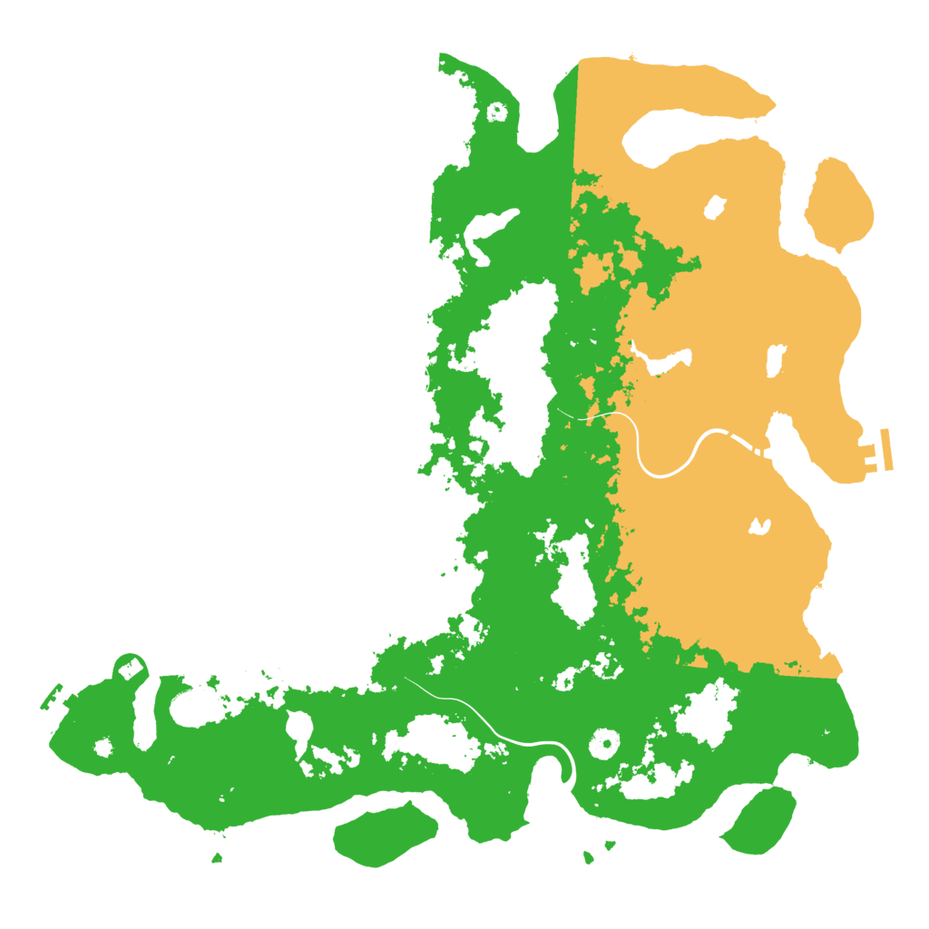 Biome Rust Map: Procedural Map, Size: 4500, Seed: 11635