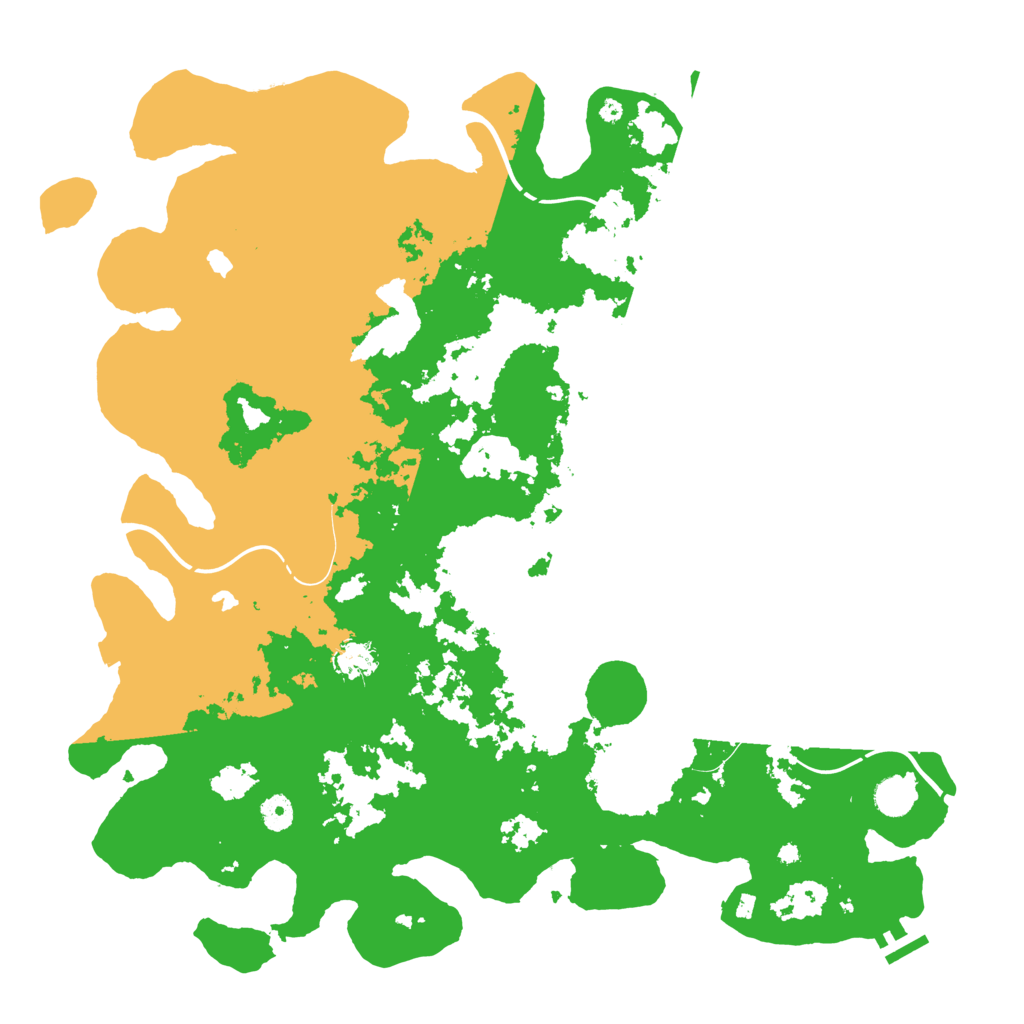 Biome Rust Map: Procedural Map, Size: 4500, Seed: 1215704527