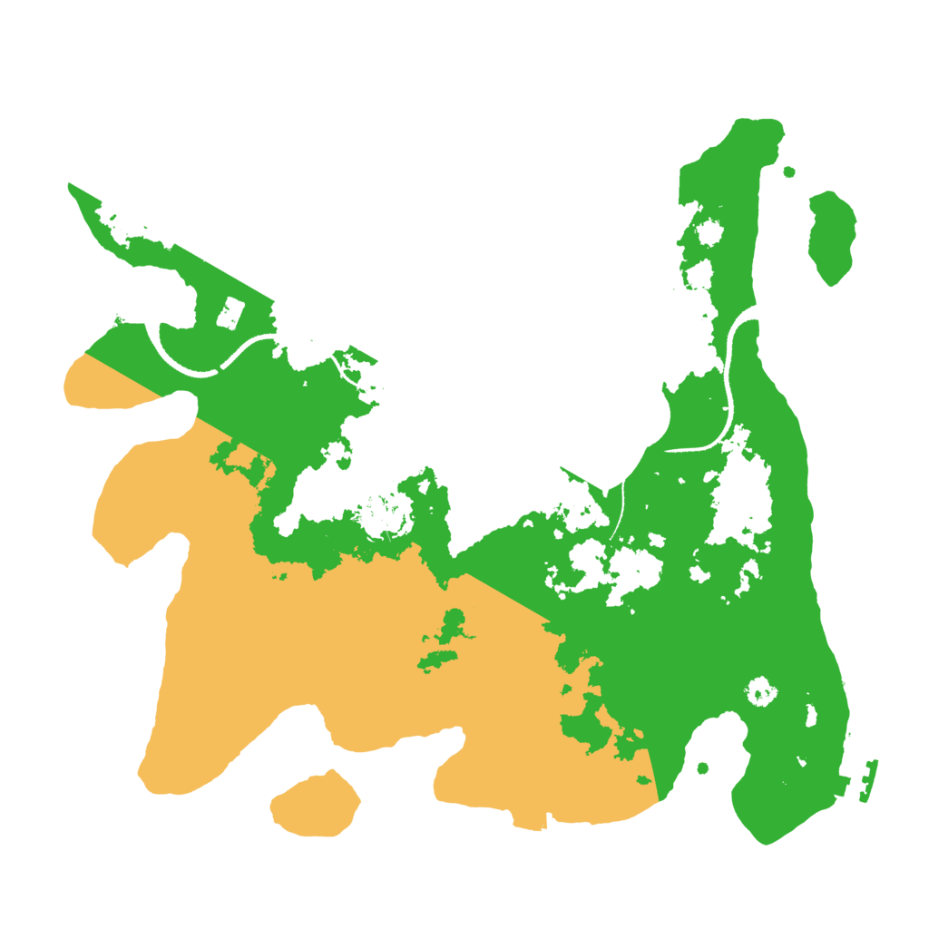 Biome Rust Map: Procedural Map, Size: 3200, Seed: 465188183