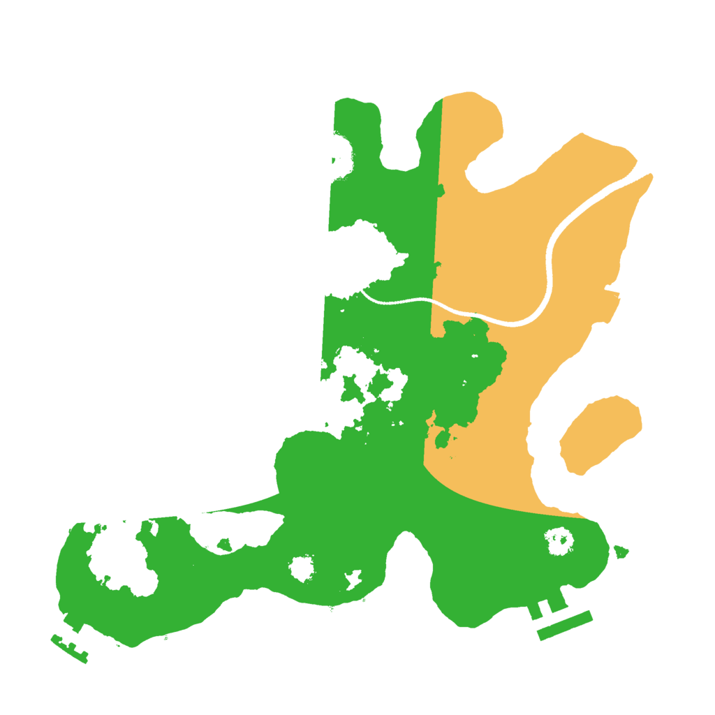 Biome Rust Map: Procedural Map, Size: 2550, Seed: 2018020266