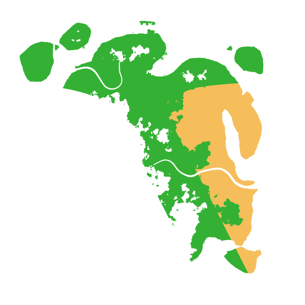 Biome Rust Map: Procedural Map, Size: 3000, Seed: 6781039