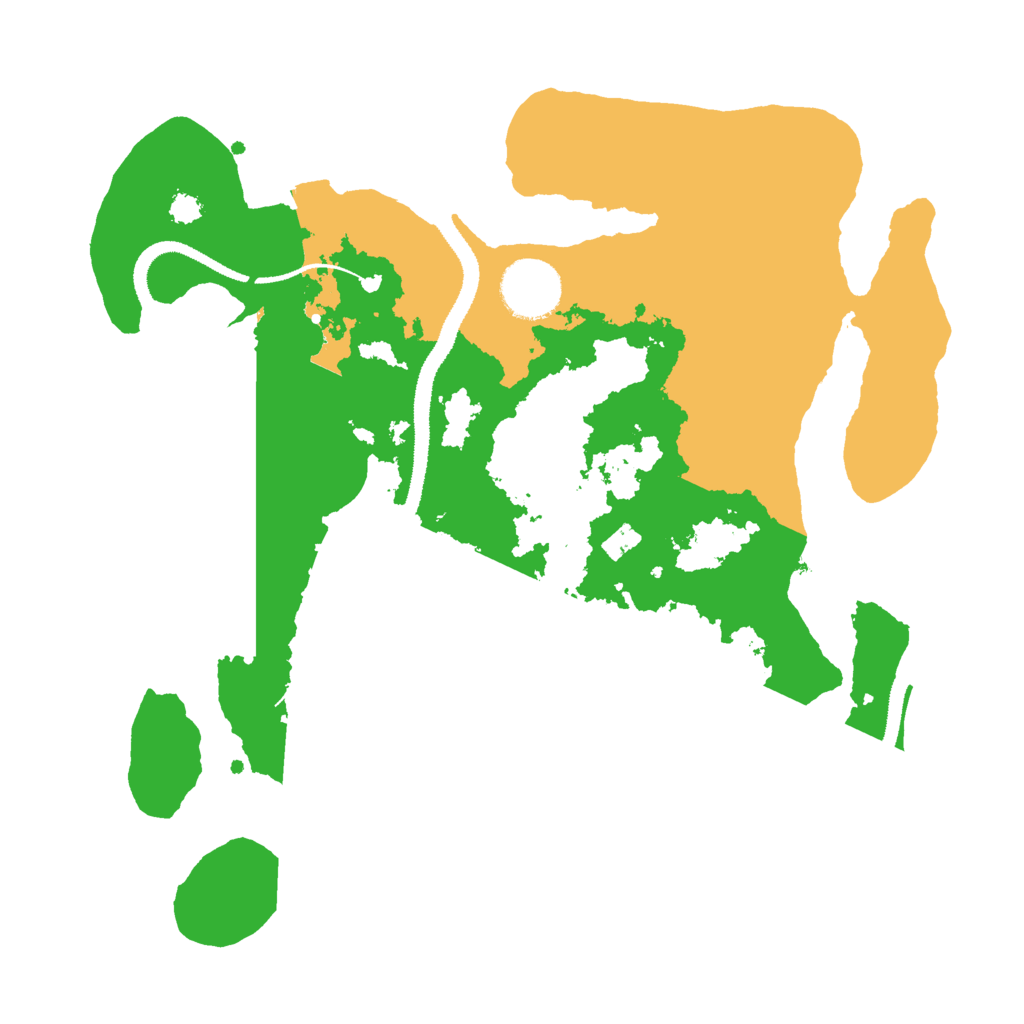 Biome Rust Map: Procedural Map, Size: 3000, Seed: 120837559
