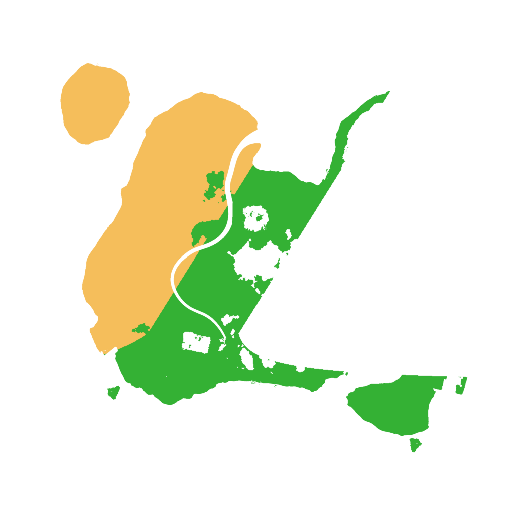 Biome Rust Map: Procedural Map, Size: 2000, Seed: 590038127