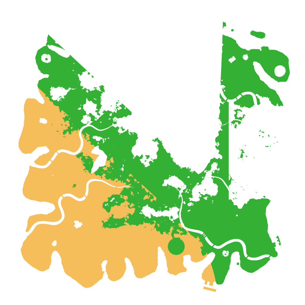 Biome Rust Map: Procedural Map, Size: 4800, Seed: 474339322