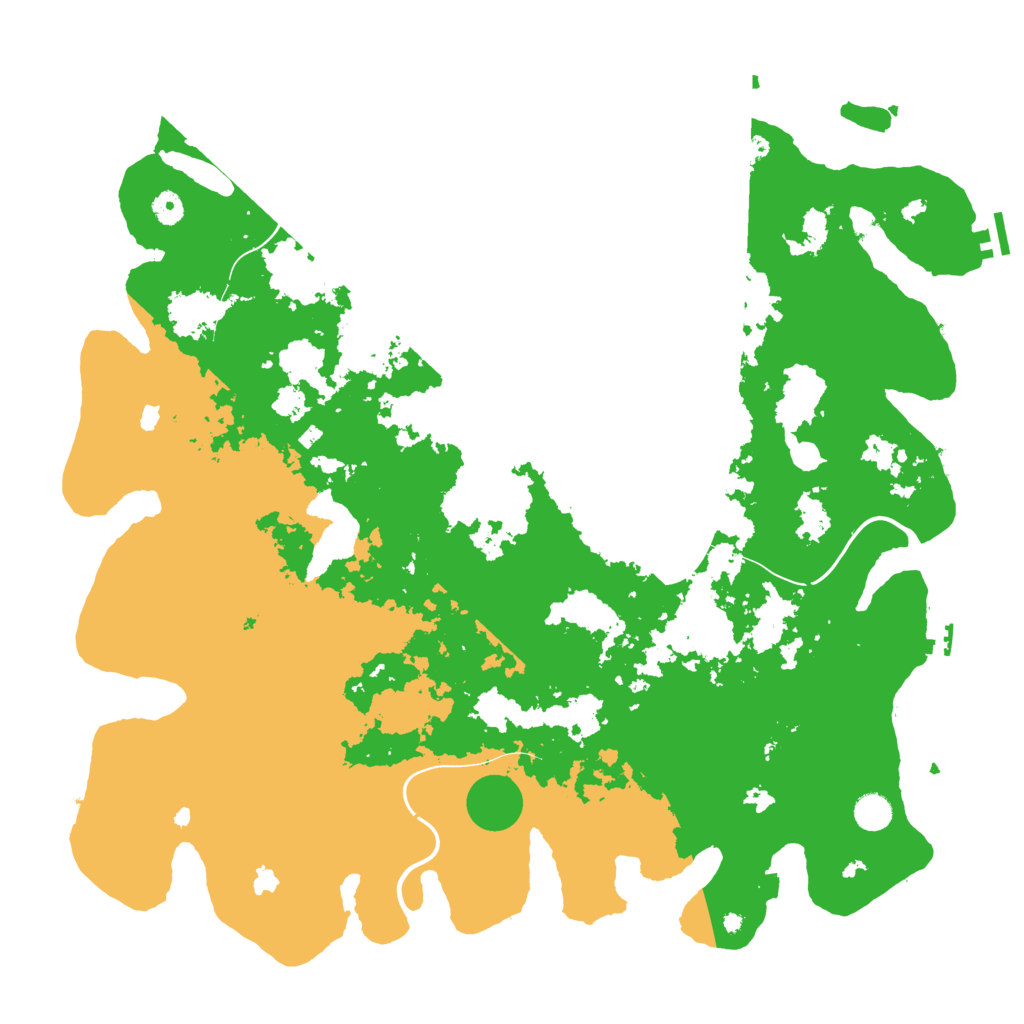 Biome Rust Map: Procedural Map, Size: 4800, Seed: 474339322