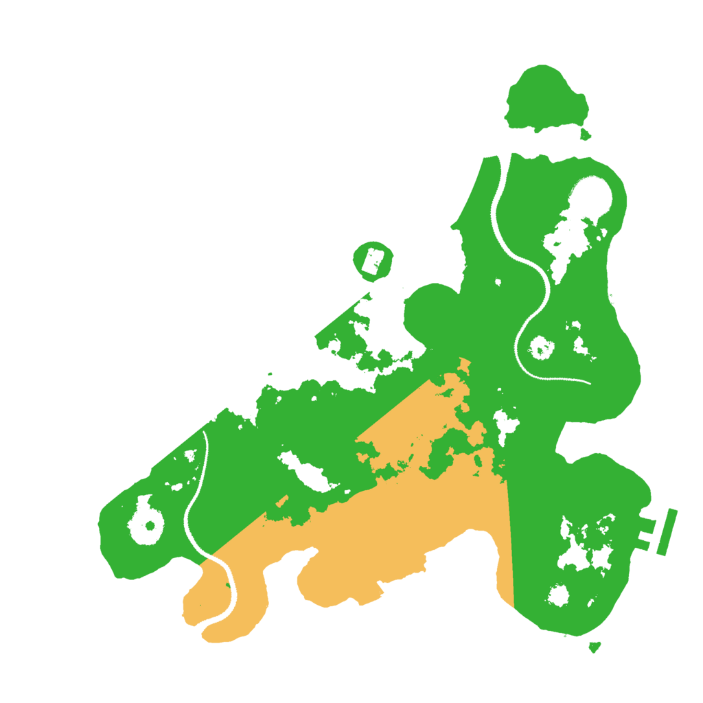 Biome Rust Map: Procedural Map, Size: 3000, Seed: 355820026