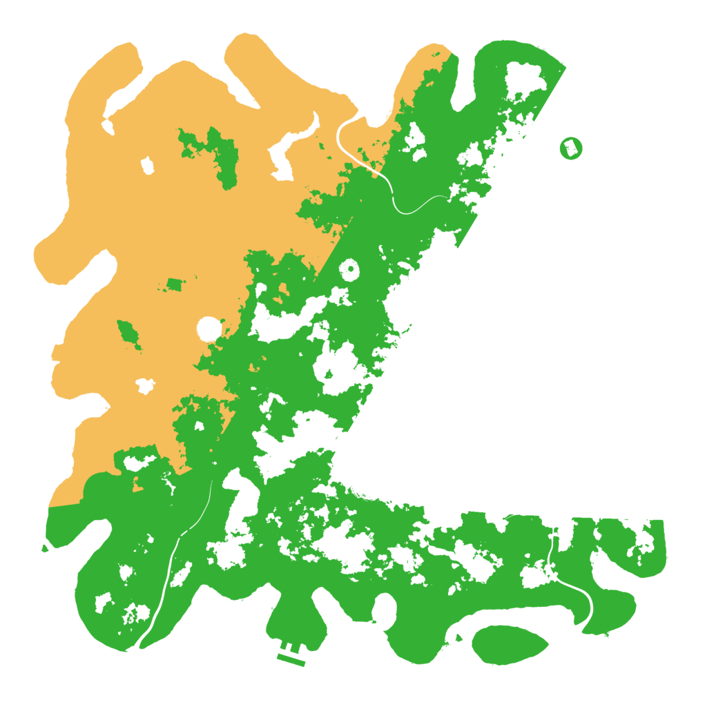 Biome Rust Map: Procedural Map, Size: 5000, Seed: 1393437869