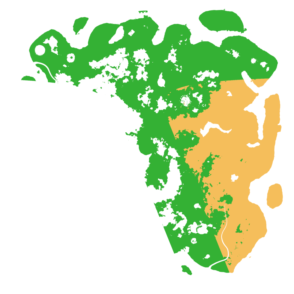 Biome Rust Map: Procedural Map, Size: 5000, Seed: 35657213