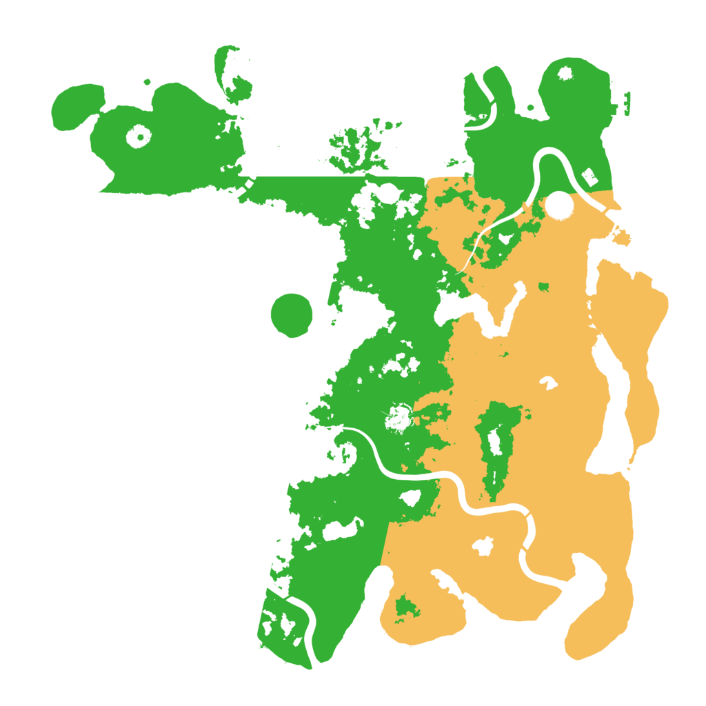 Biome Rust Map: Procedural Map, Size: 4500, Seed: 228515175