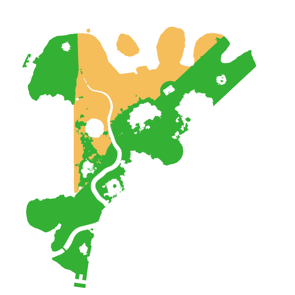 Biome Rust Map: Procedural Map, Size: 3000, Seed: 1141554828