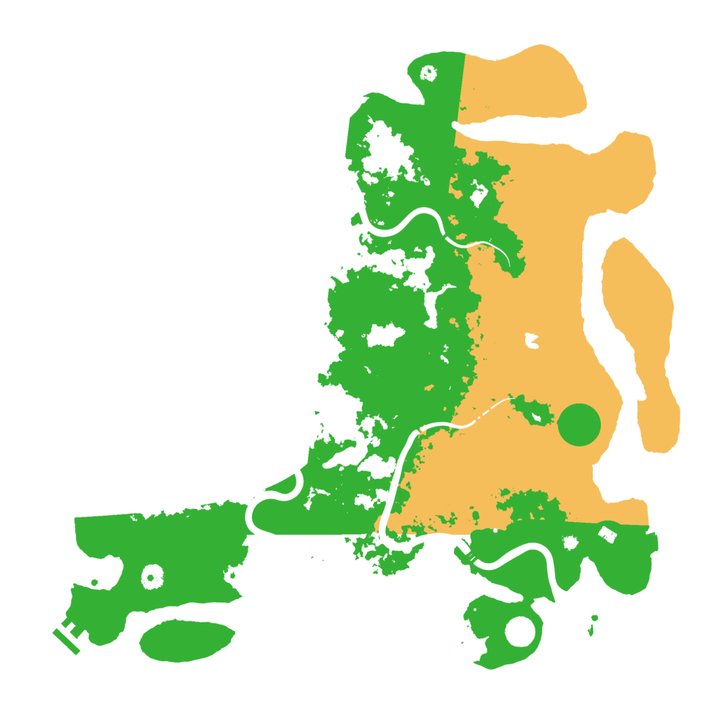 Biome Rust Map: Procedural Map, Size: 4400, Seed: 900309819
