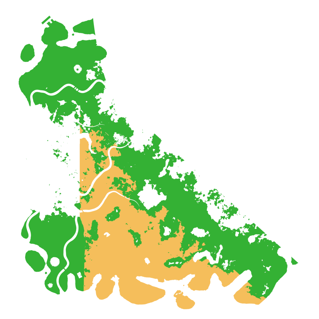 Biome Rust Map: Procedural Map, Size: 6000, Seed: 27740332