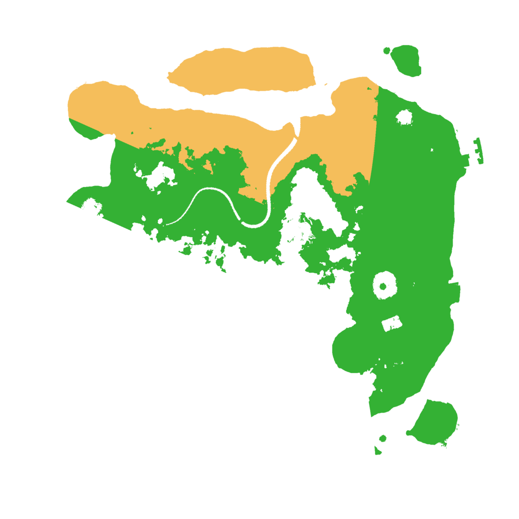 Biome Rust Map: Procedural Map, Size: 3000, Seed: 4139827