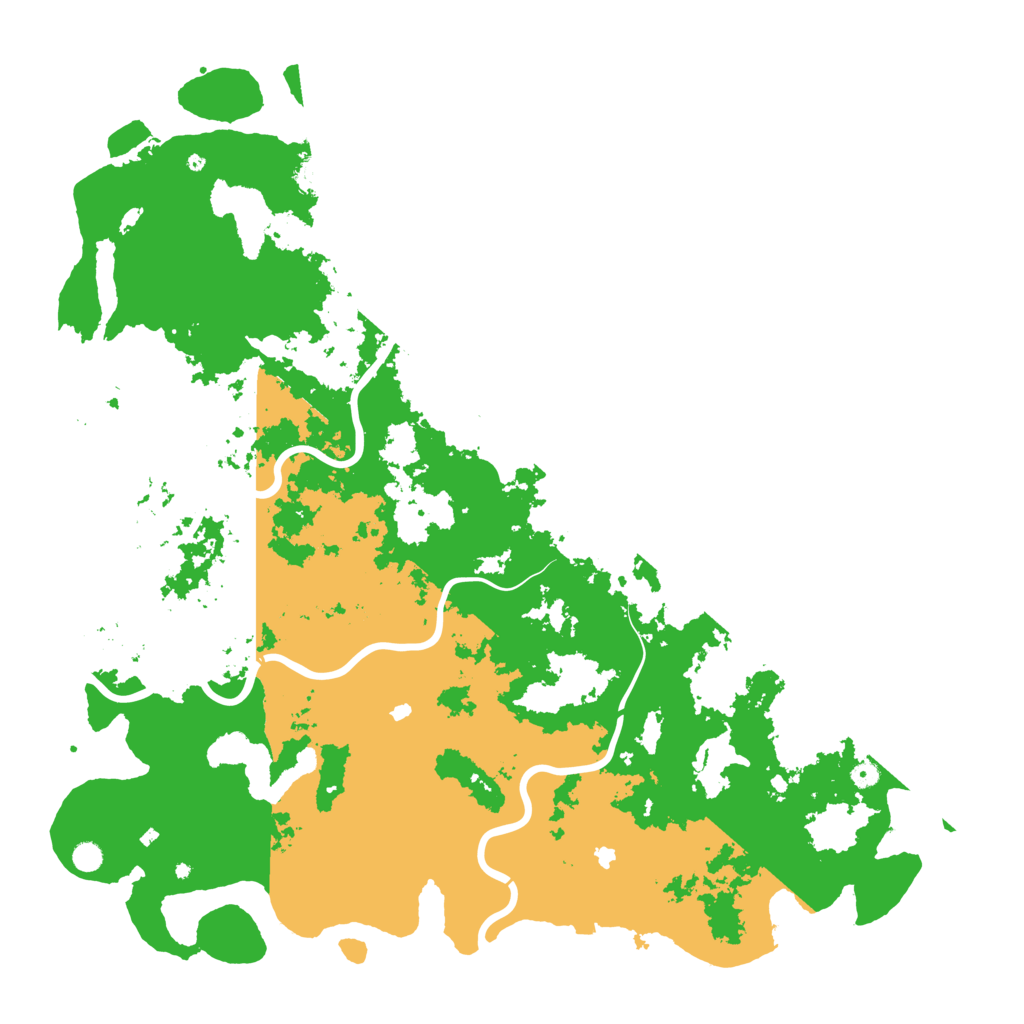 Biome Rust Map: Procedural Map, Size: 6000, Seed: 134768886
